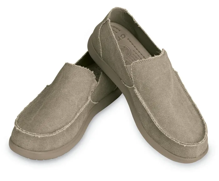 Crocs Big and Tall 14 Mens Santa Cruz SlipOn Khaki Khaki