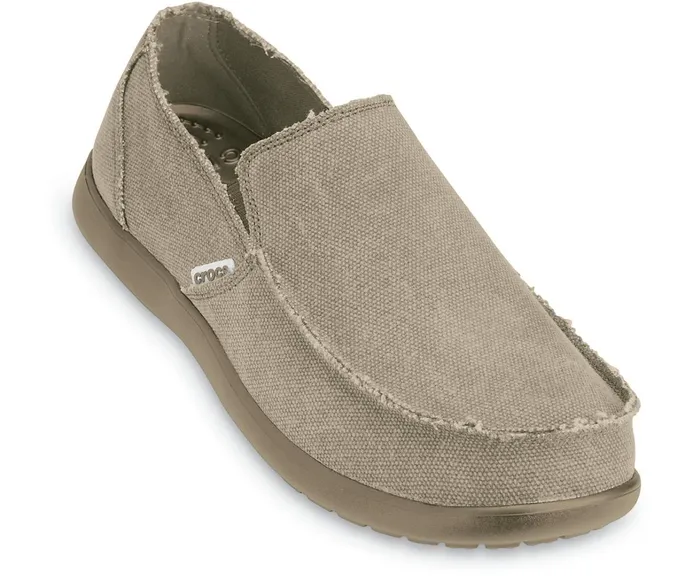 Crocs Big and Tall 14 Mens Santa Cruz SlipOn Khaki Khaki