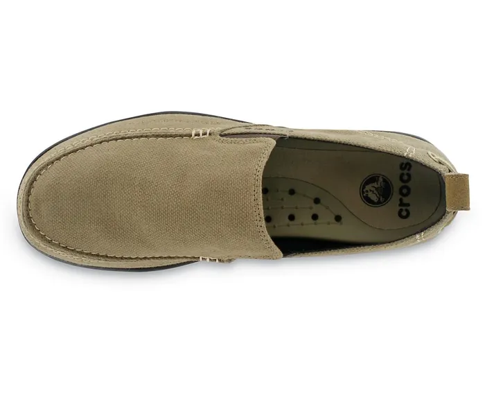 Crocs Big and Tall 14 Mens Walu SlipOn Khaki Espresso