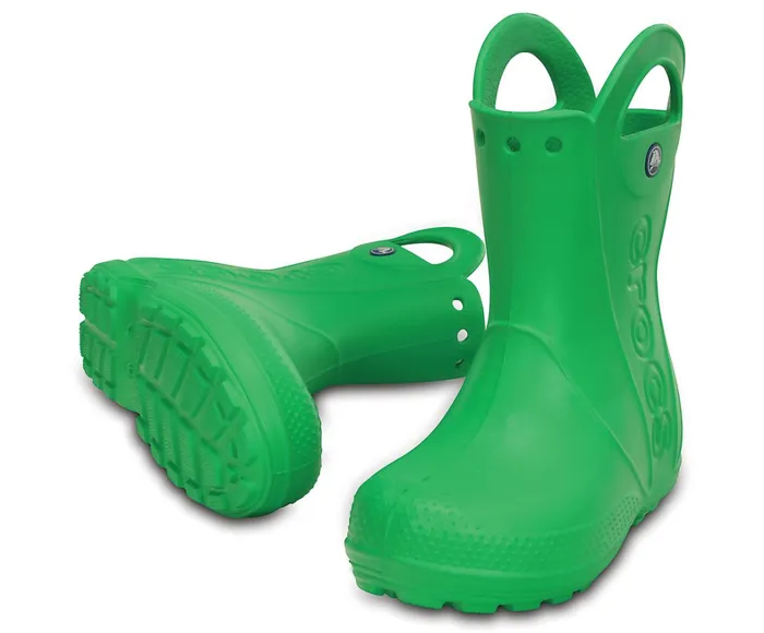 Crocs Boots Girls Kids Handle It Rain Boot Grass Green Gift for Friend