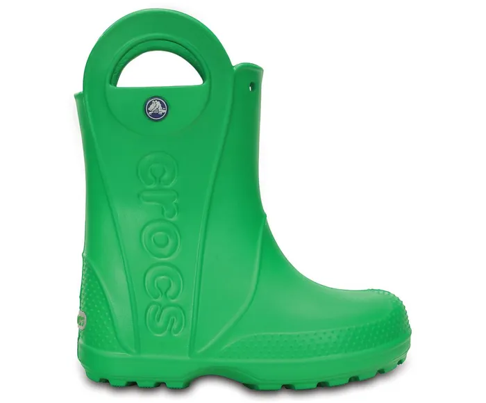 Crocs Boots Girls Kids Handle It Rain Boot Grass Green Gift for Friend