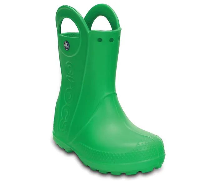 Crocs Boots Girls Kids Handle It Rain Boot Grass Green Gift for Friend