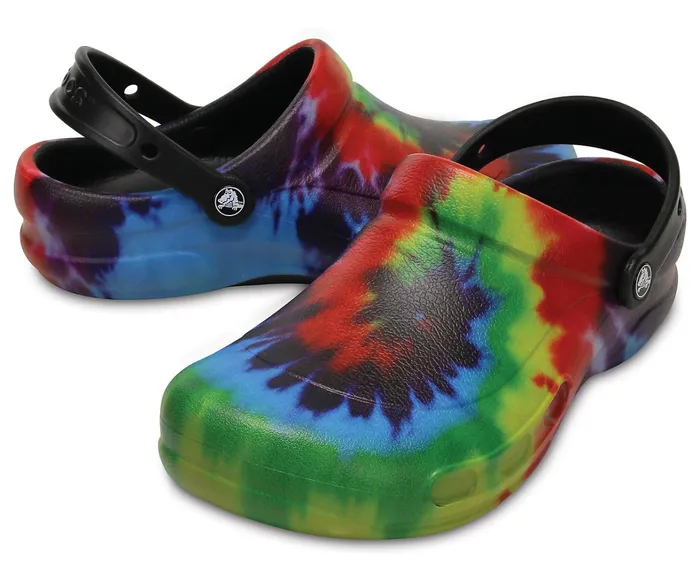 Crocs Clogs Womens Bistro Graphic Clog Black Multi Near Me