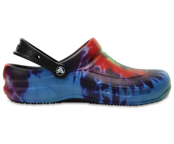Crocs Clogs Womens Bistro Graphic Clog Black Multi Near Me