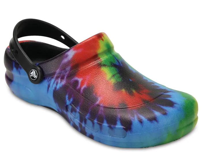 Crocs Clogs Womens Bistro Graphic Clog Black Multi Near Me