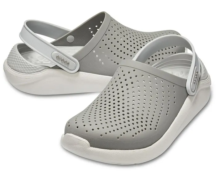 Crocs Clogs Womens LiteRide Clog Smoke Pearl White Near Me
