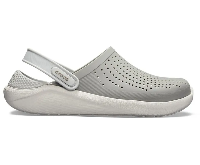 Crocs Clogs Womens LiteRide Clog Smoke Pearl White Near Me