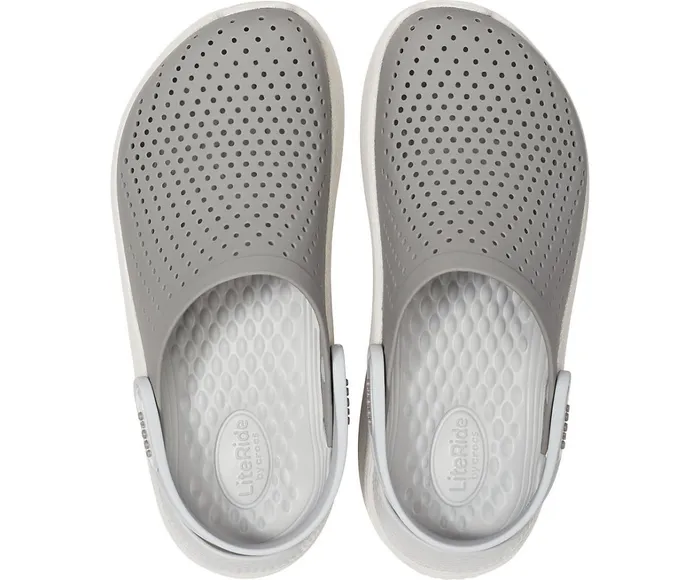 Crocs Clogs Womens LiteRide Clog Smoke Pearl White Near Me