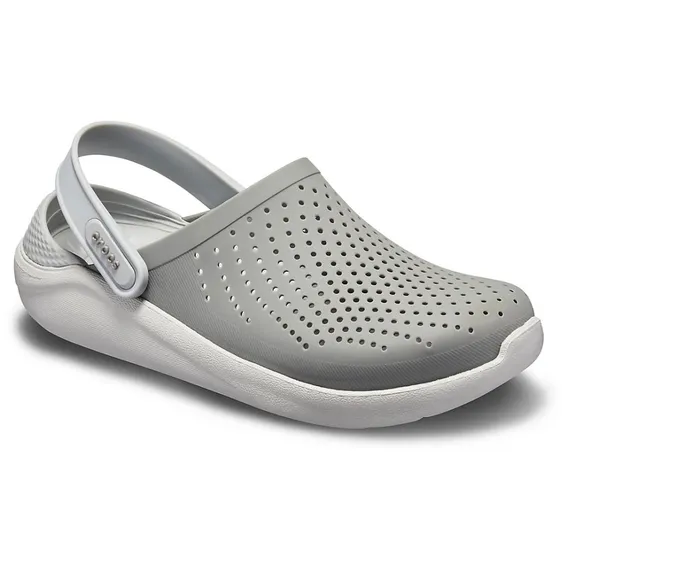 Crocs Clogs Womens LiteRide Clog Smoke Pearl White Near Me