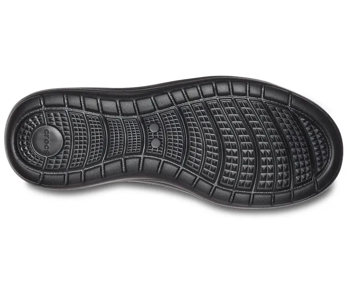 Crocs Flats Womens Crocs Reviva Flat Black Black For Sale
