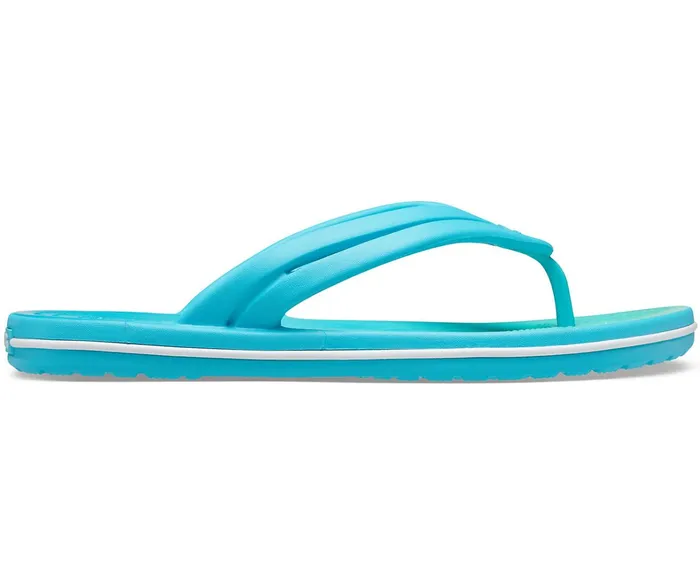 Crocs FlipFlops Womens Crocband Ombre Flip Digital Aqua Multi For Sale