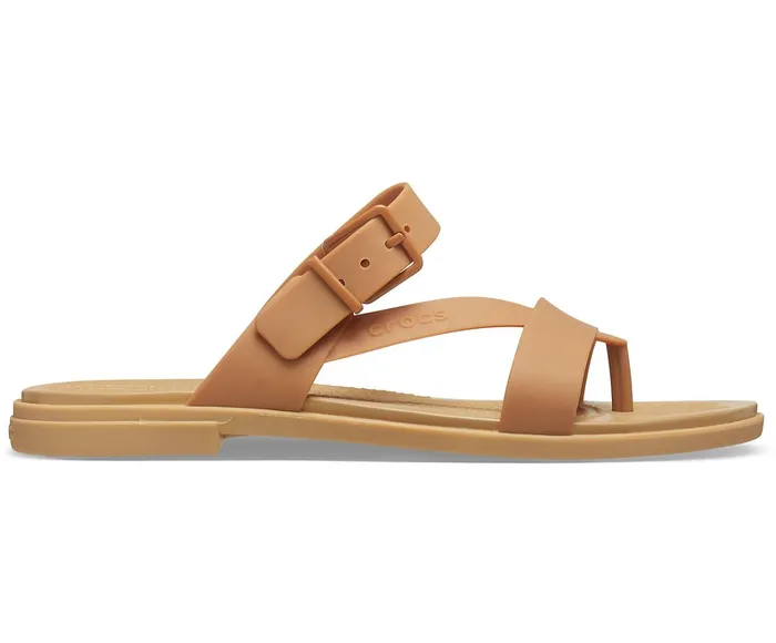 Crocs FlipFlops Womens Crocs Tulum Toe Post Sandal Dark Gold Casaul