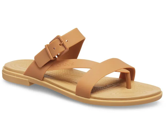 Crocs FlipFlops Womens Crocs Tulum Toe Post Sandal Dark Gold Casaul