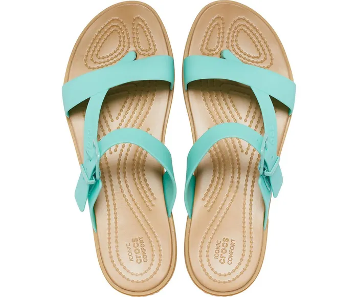 Crocs FlipFlops Womens Crocs Tulum Toe Post Sandal Pistachio Near Me