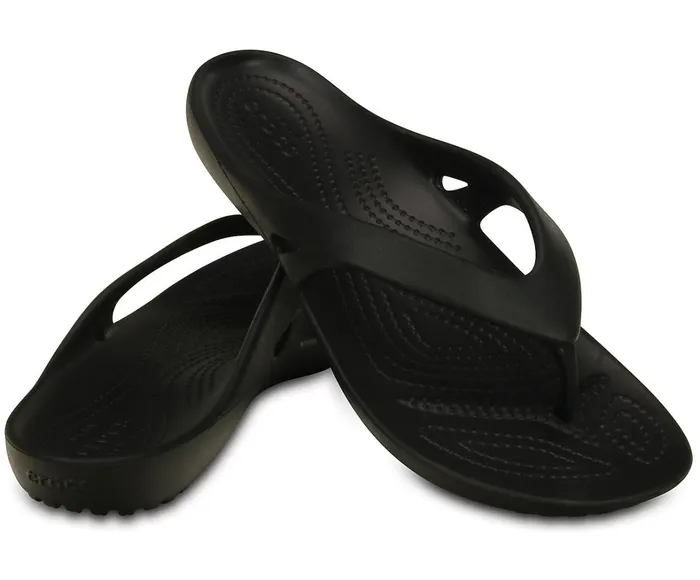 Crocs FlipFlops Womens Kadee II Flip Black Popular