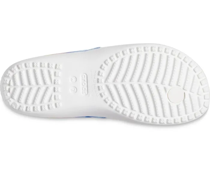 Crocs FlipFlops Womens Kadee II Printed Flip Multi White Gift 4 You