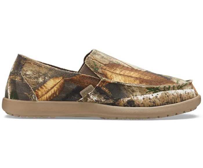 Crocs Loafers Mens Santa Cruz Realtree Edge SlipOn Khaki Gift 4 You