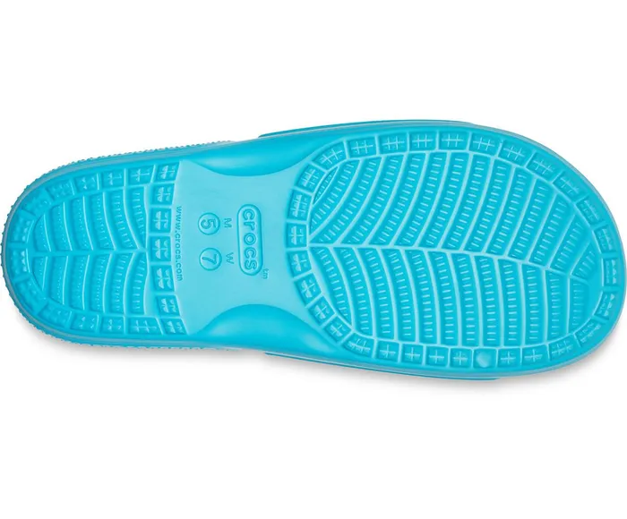 Crocs Sandals Mens Classic Crocs Slide Digital Aqua Near Me