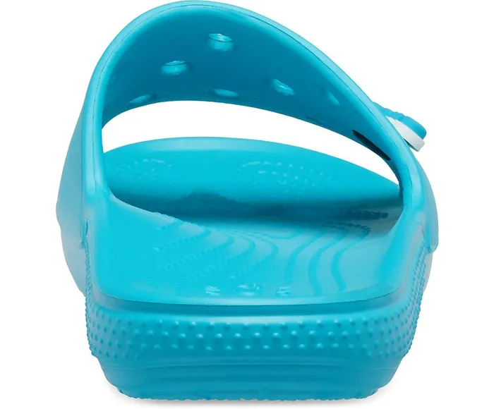Crocs Sandals Mens Classic Crocs Slide Digital Aqua Near Me