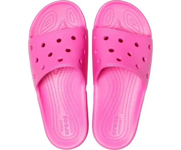 Crocs Sandals Mens Classic Crocs Slide Electric Pink Near Me