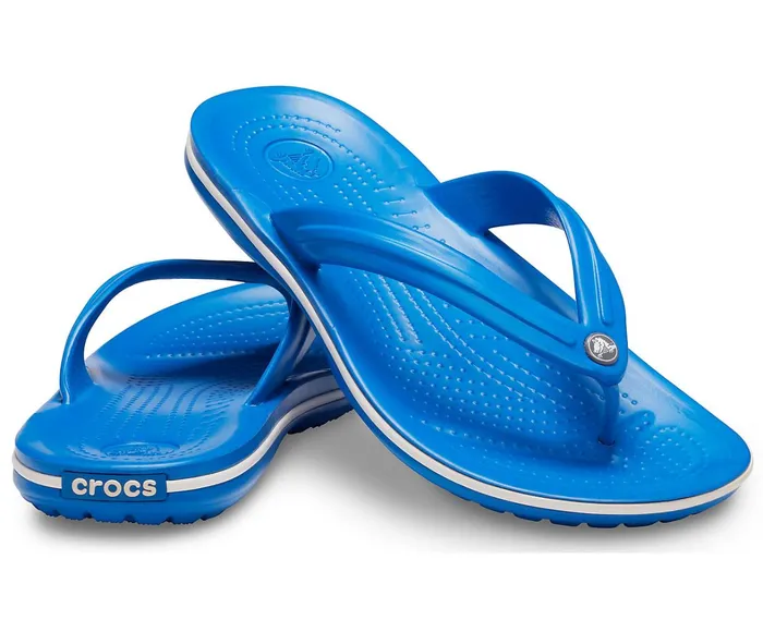 Crocs Sandals Mens Crocband Flip Bright Cobalt White Online