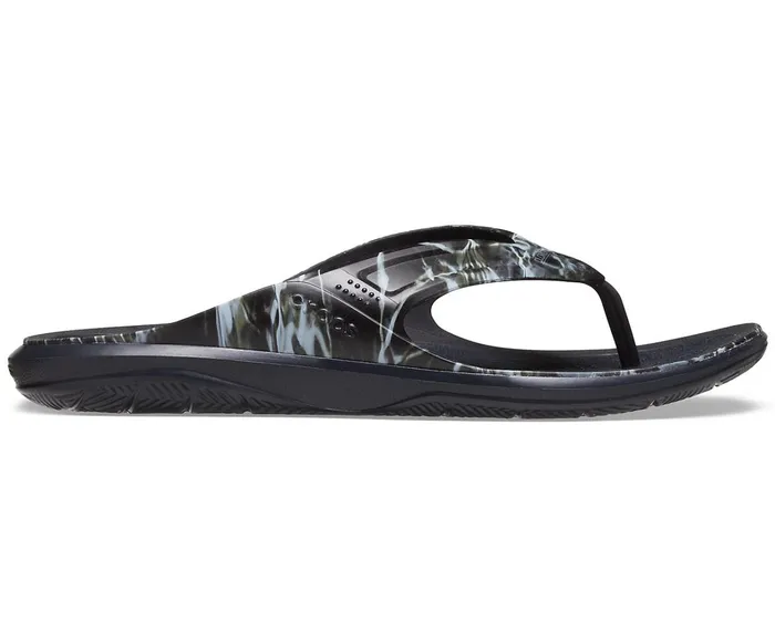 Crocs Sandals Mens Swiftwater Mossy Oak Elements Wave Flip Black Near Me