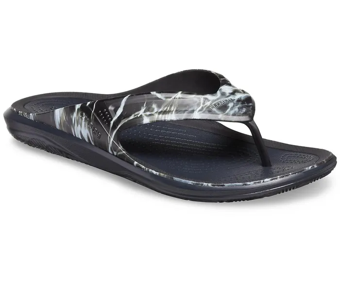 Crocs Sandals Mens Swiftwater Mossy Oak Elements Wave Flip Black Near Me