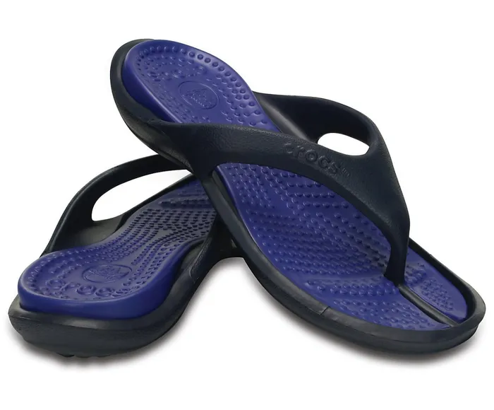 Crocs Sandals Womens Athens Flip Navy Cerulean Blue Online