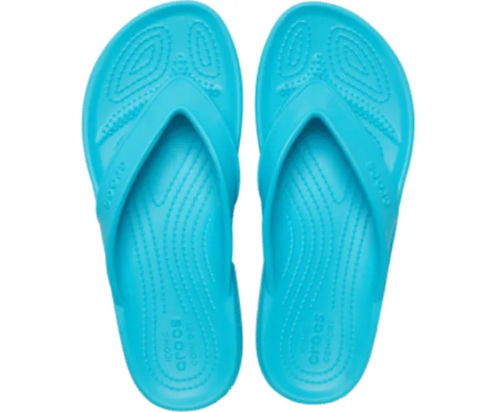 Crocs Sandals Womens Classic II Flip Digital Aqua Gift 4 You