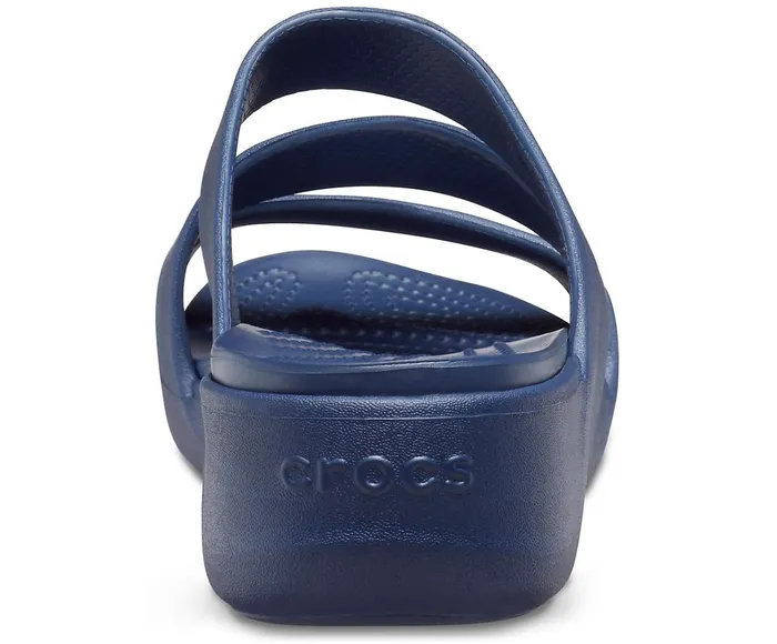 Crocs Sandals Womens Crocs Monterey Strappy Wedge Navy Gift Ideas