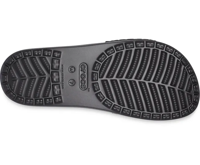 Crocs Sandals Womens Crocs Sloane Snake Low Slide Black On Sale