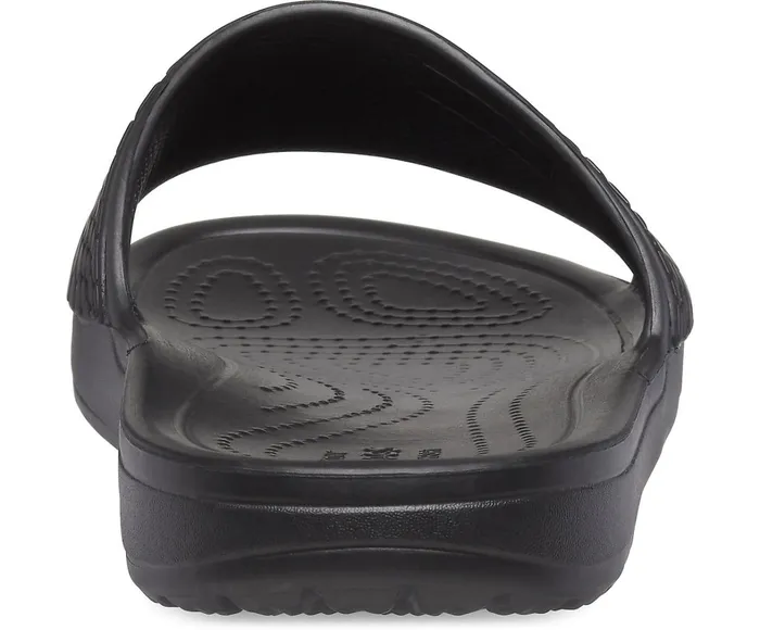 Crocs Sandals Womens Crocs Sloane Snake Low Slide Black On Sale