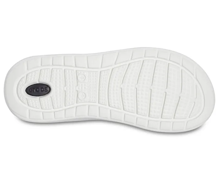 Crocs Sandals Womens LiteRide Flip Vivid Blue Almost White Popular