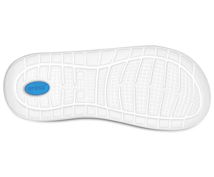 Crocs Sandals Womens LiteRide Slide Navy White Casaul