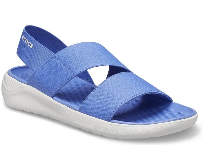 Crocs Sandals Womens LiteRide Stretch Sandal LapisWhite Popular