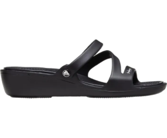 Crocs Sandals Womens Patricia Sandal Black Black Cheap On Sale