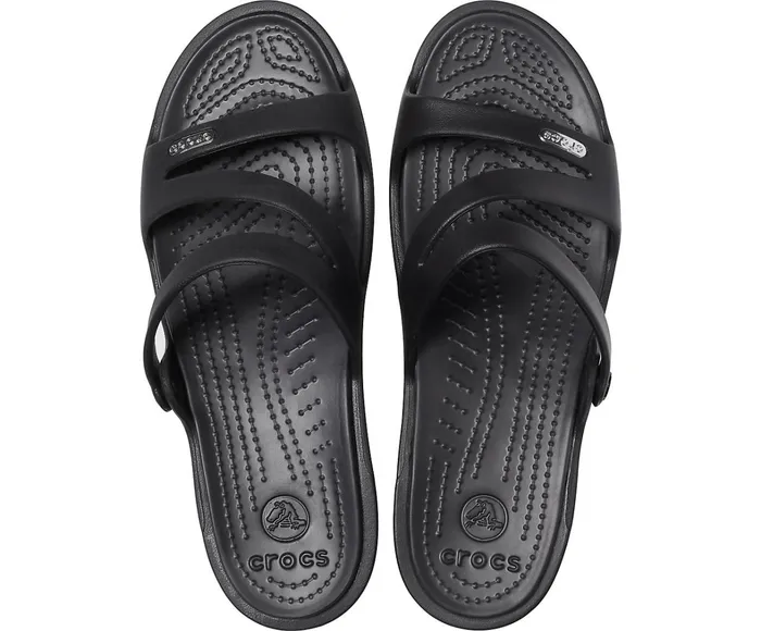 Crocs Sandals Womens Patricia Sandal Black Black Cheap On Sale