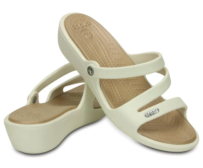 Crocs Sandals Womens Patricia Sandal Oyster Gold Gift for Friend