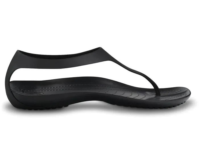 Crocs Sandals Womens Sexi Flip Black Black Gift Ideas