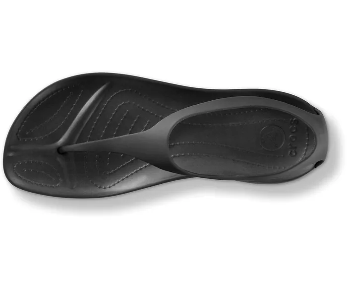 Crocs Sandals Womens Sexi Flip Black Black Gift Ideas