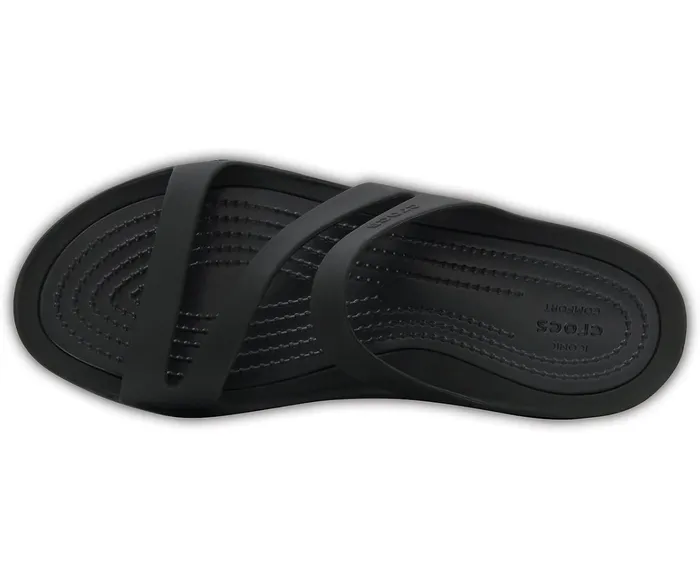Crocs Sandals Womens Swiftwater Sandal Black Black Casaul