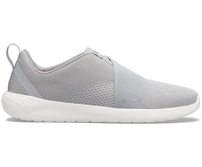 Crocs Sneakers Mens LiteRide Modform SlipOn Light Grey White Gift for Friend