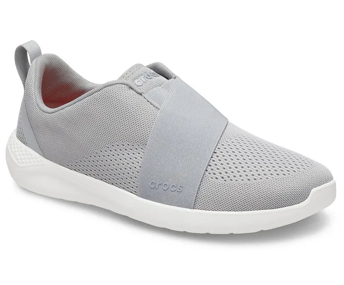Crocs Sneakers Mens LiteRide Modform SlipOn Light Grey White Gift for Friend