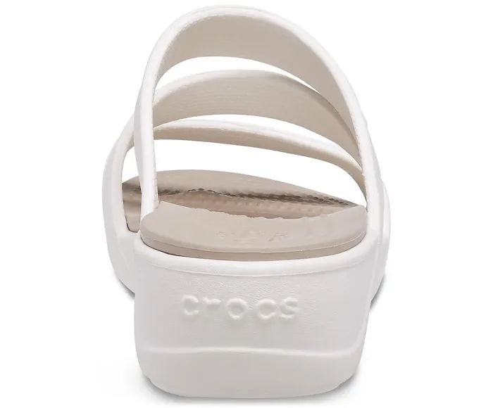 Crocs Wedges Womens Crocs Monterey Strappy Wedge Oyster For Sale