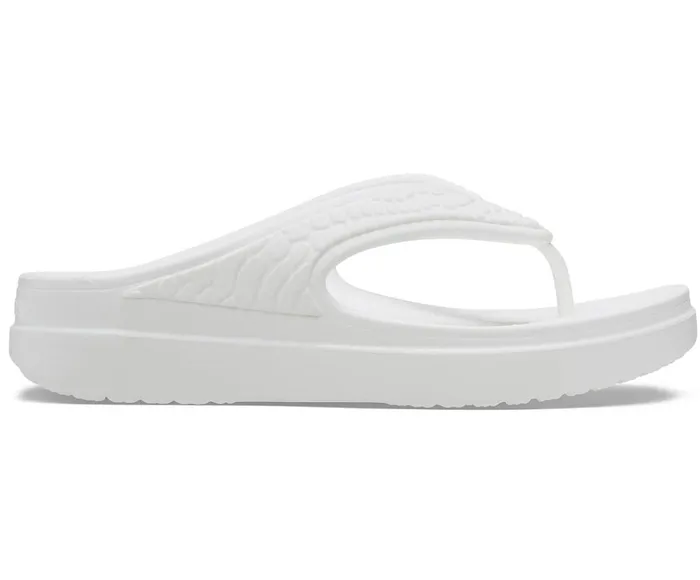 Crocs Wedges Womens Crocs Sloane Snake Wedge Flip White Gift 4 You