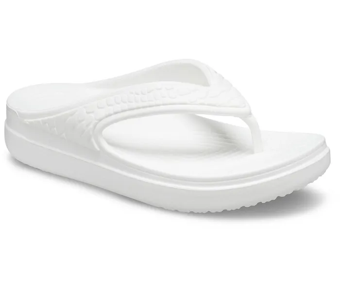 Crocs Wedges Womens Crocs Sloane Snake Wedge Flip White Gift 4 You