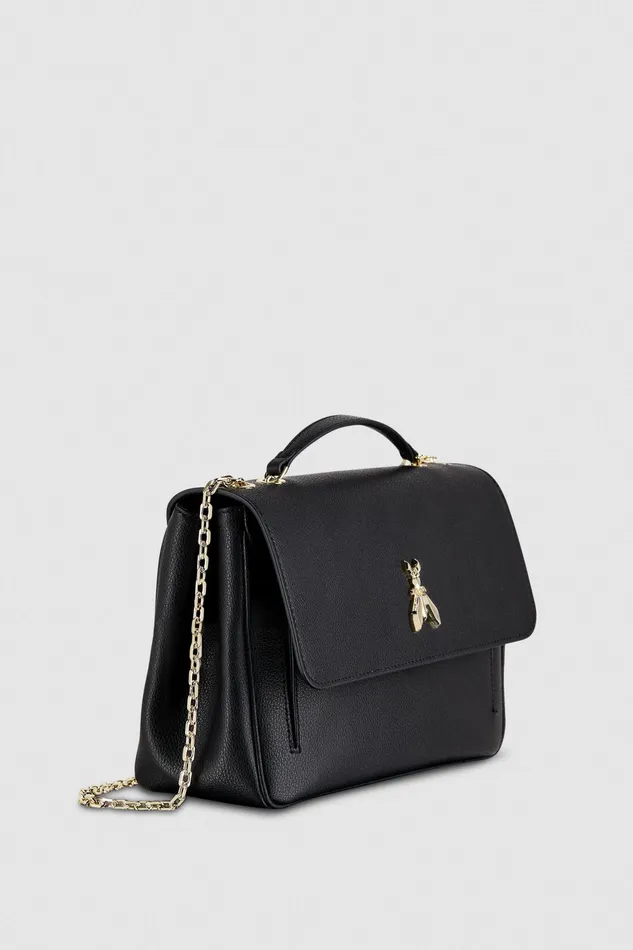 Crossbodys Women Patrizia Pepe Fly Bag Crossbody Bag Black And Gold