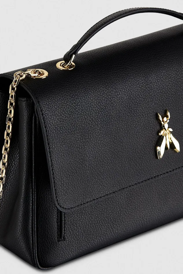 Crossbodys Women Patrizia Pepe Fly Bag Crossbody Bag Black And Gold