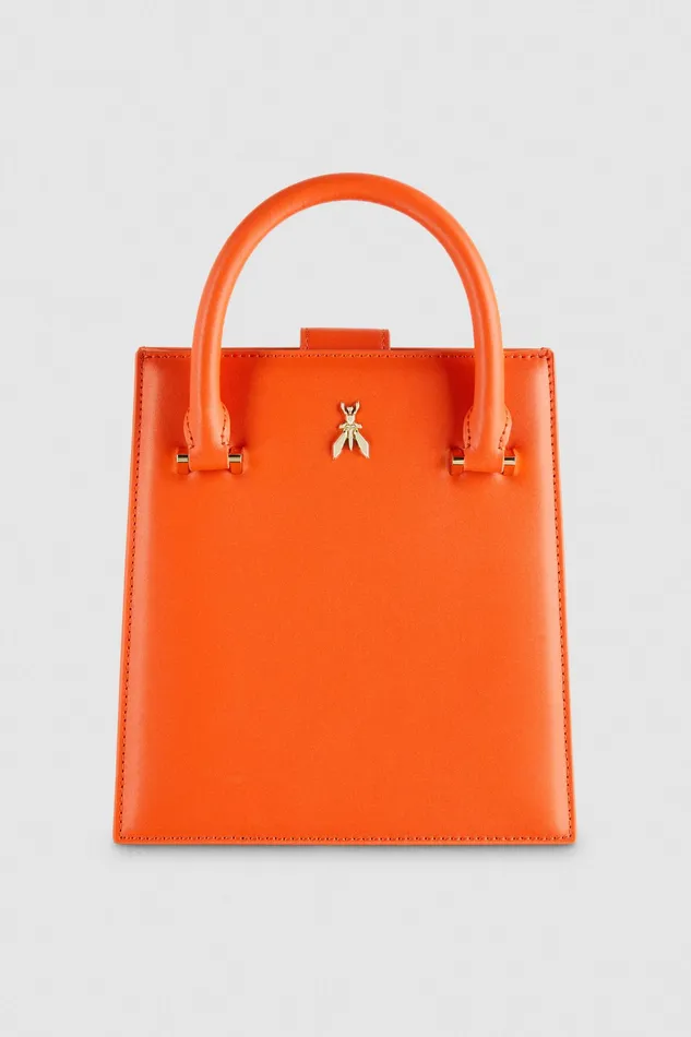 Crossbodys Women Patrizia Pepe Handbag With Shoulder Strap Solar Orange