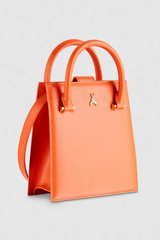 Crossbodys Women Patrizia Pepe Handbag With Shoulder Strap Solar Orange